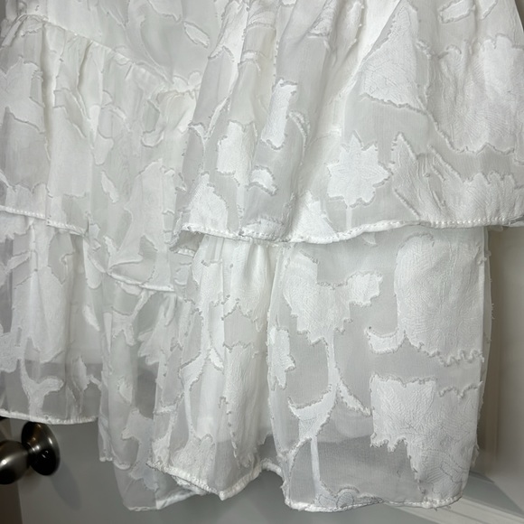 Women's Sleeveless Tiered Jacquard Fit & Flare Dress-Wild Fable - Picture 9 of 10